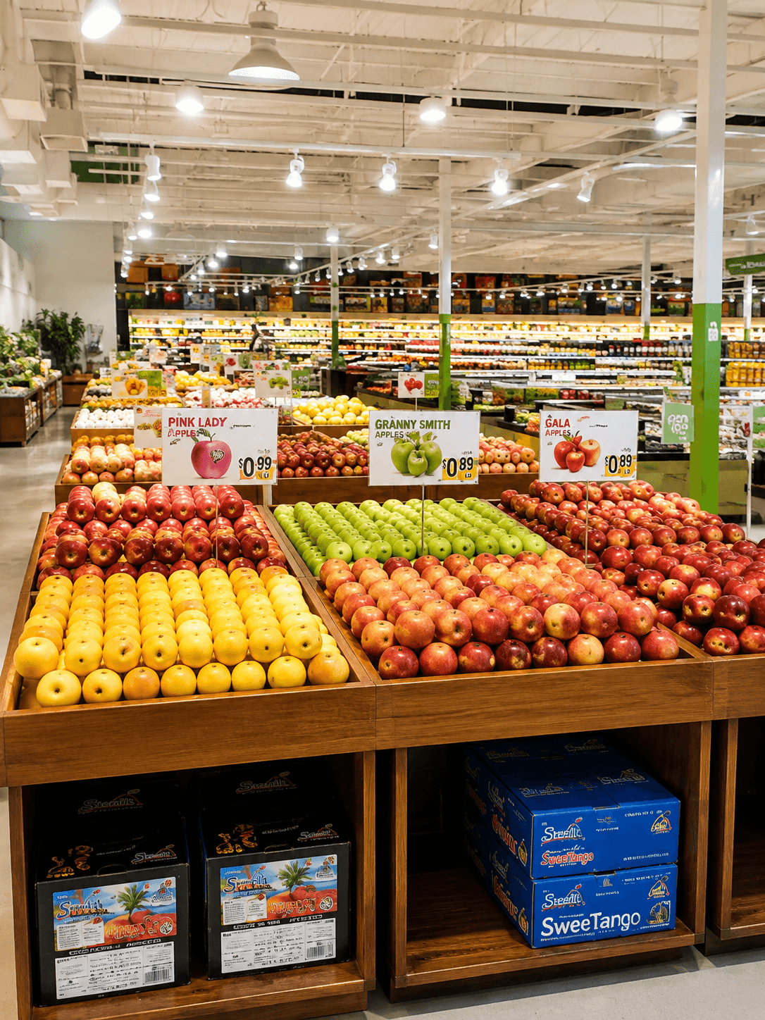 Fresh produce department at Good Fortune Dallas